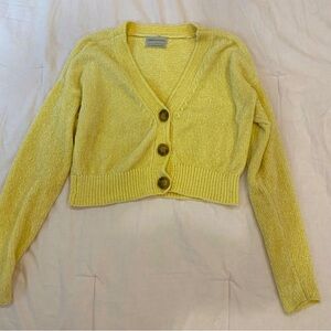 Cozy cropped urban outfitters cardigan